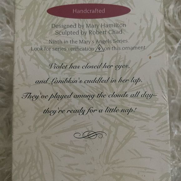 Hallmark, Violet-Mary’s Angels, Collector’s Series - Picture 2 of 3